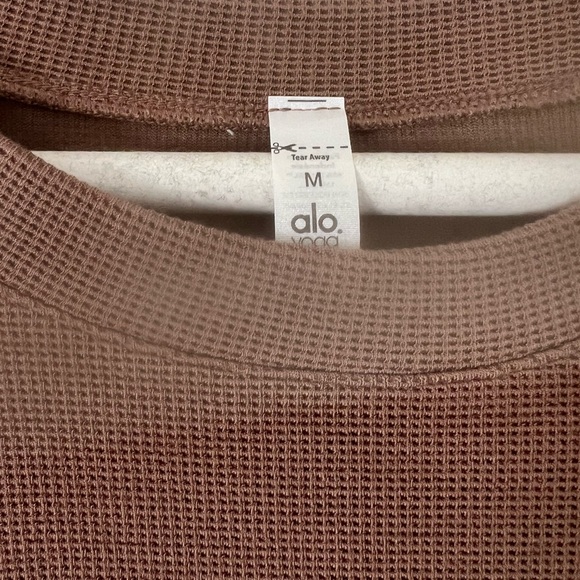 Alo Cropped Light Brown Top - Picture 7 of 7